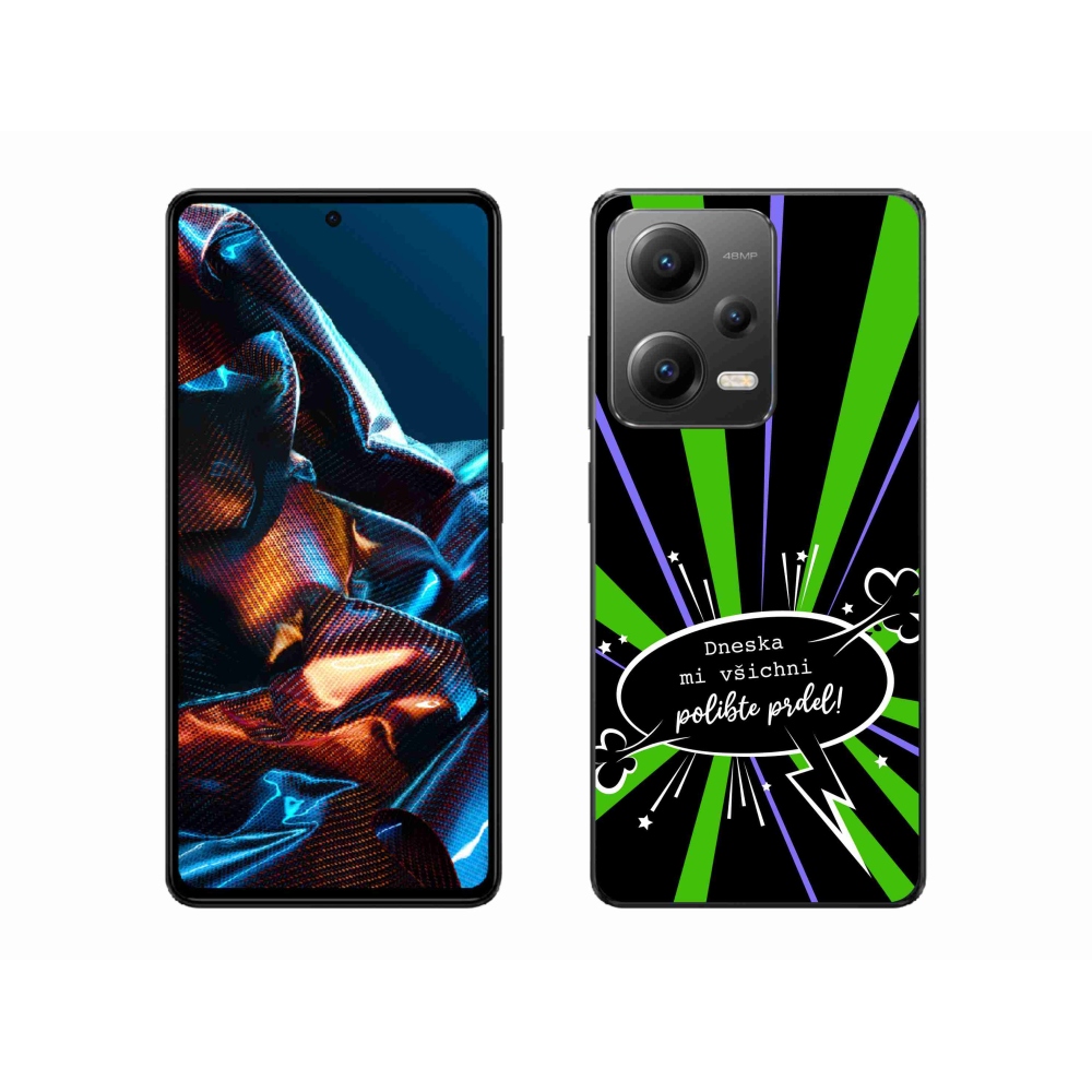 Gelový kryt mmCase na Xiaomi Redmi Note 12 Pro 5G - vtipný text 15 černé pozadí