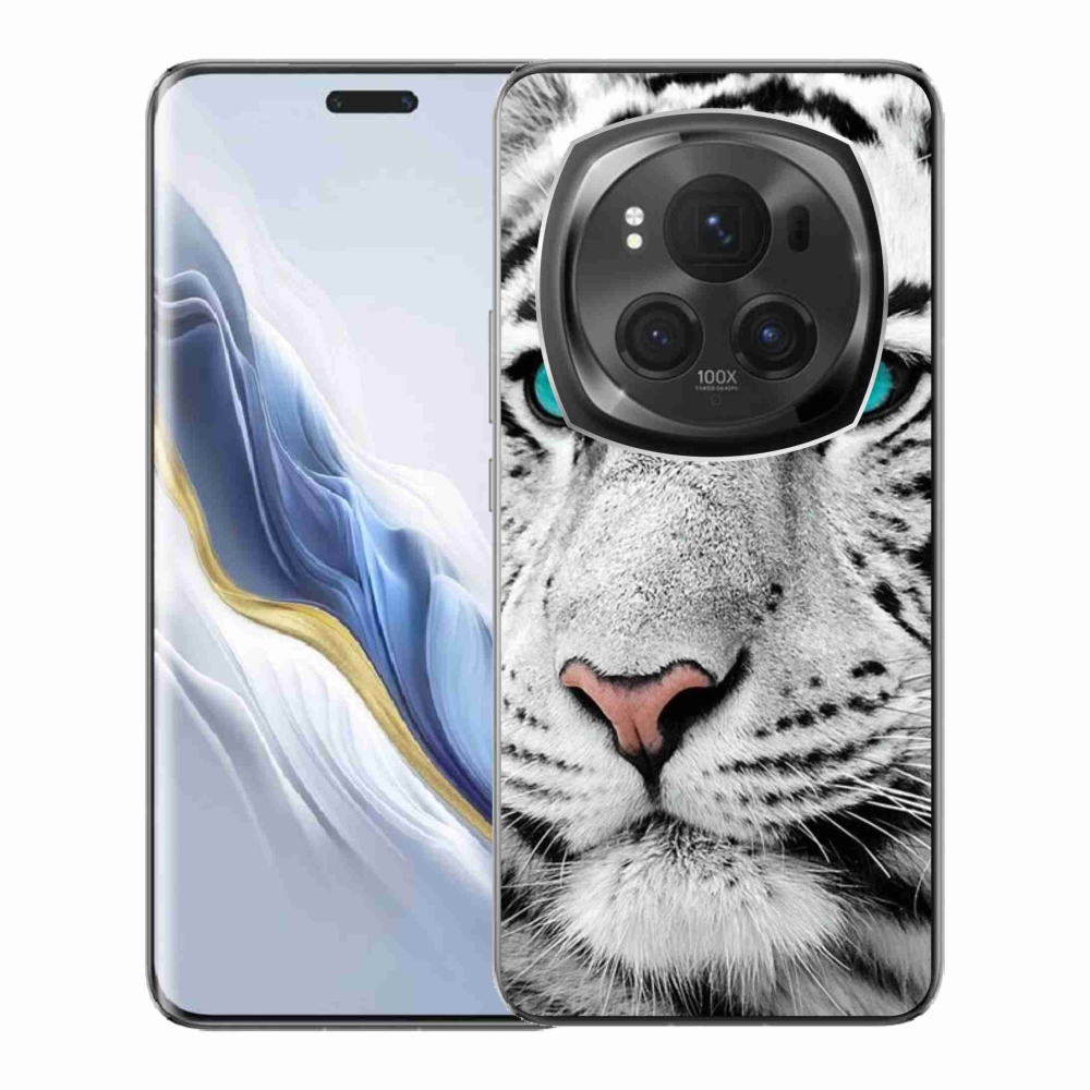 Gelový kryt mmCase na Honor Magic 6 Pro 5G - bílý tygr