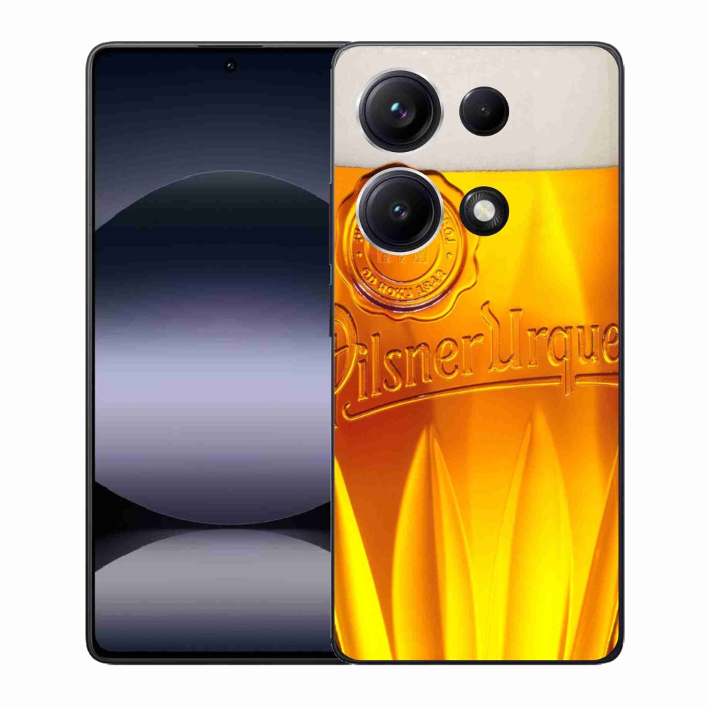 Gelový kryt mmCase na Xiaomi Redmi Note 14S - pivo