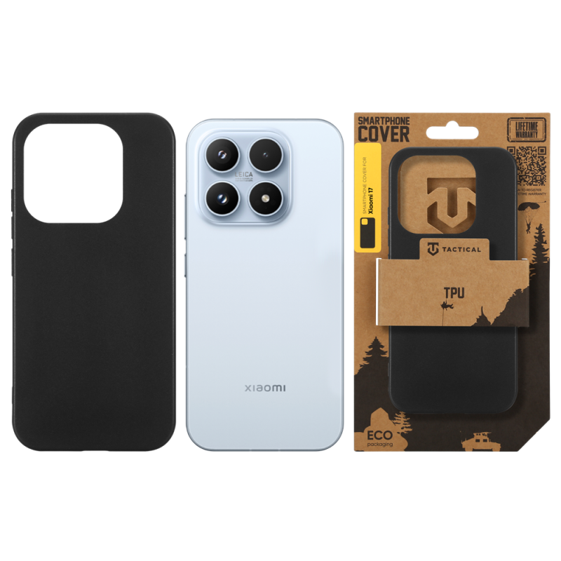 Tactical TPU Kryt pro Xiaomi 17 Black