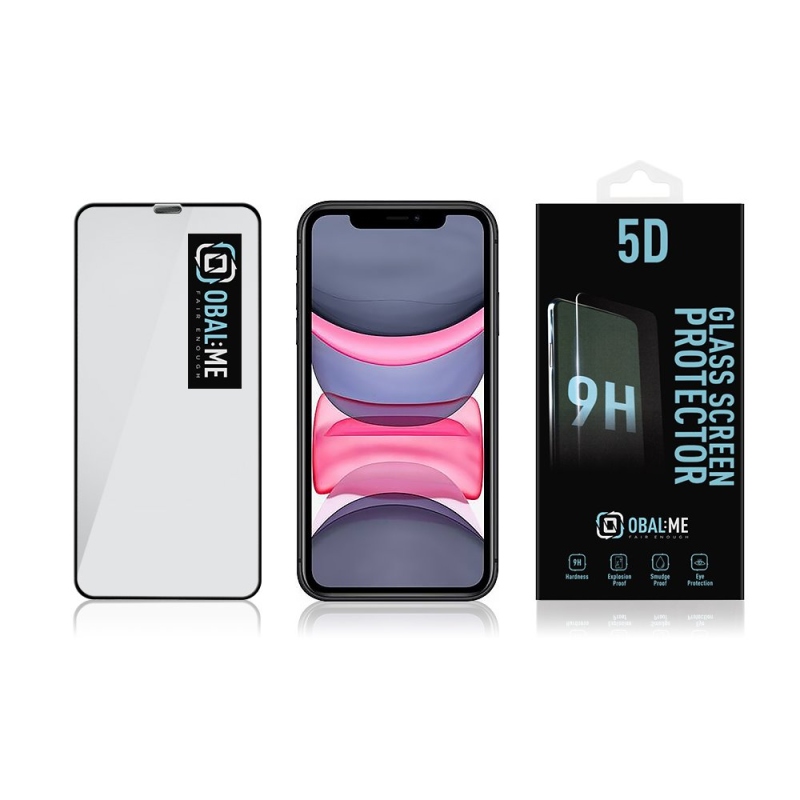 OBAL:ME 5D Tvrzené Sklo pro Apple iPhone 11 Pro Max/XS Max Black