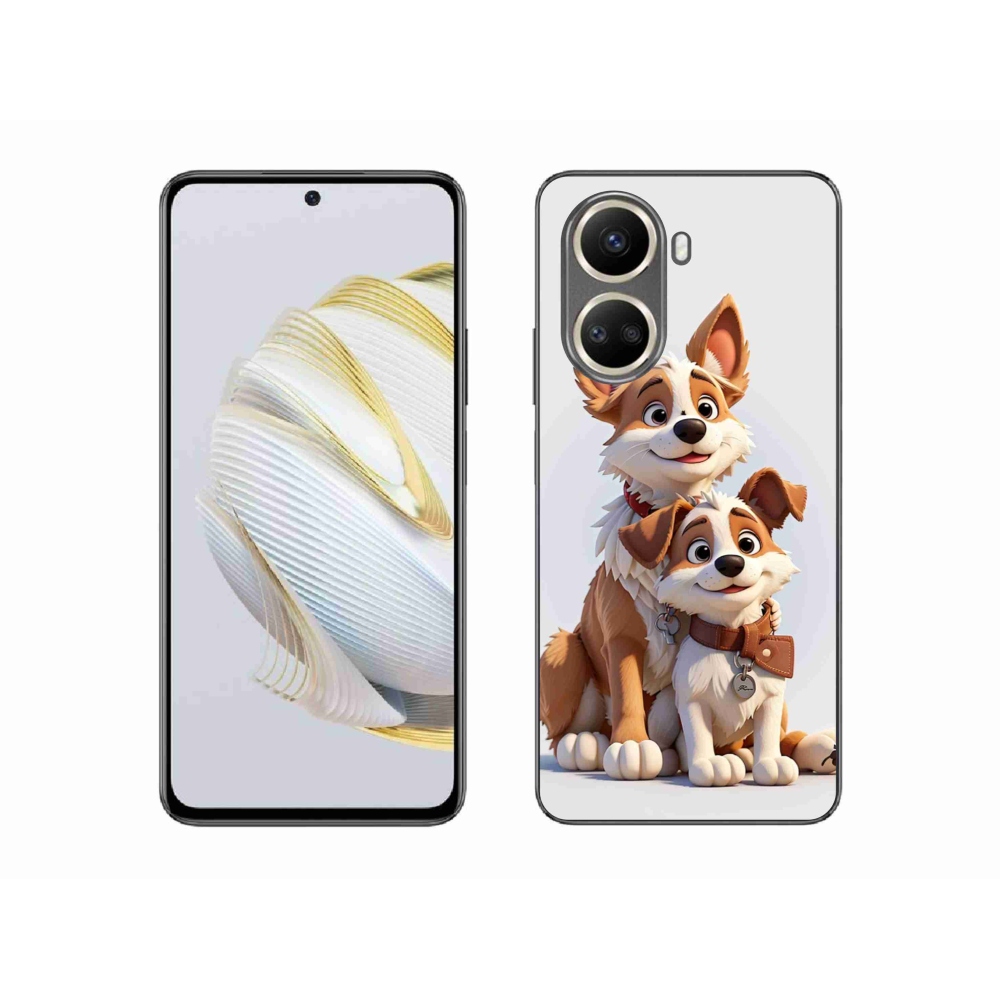 Gelový kryt mmCase na Huawei Nova 10 SE - kreslení psi