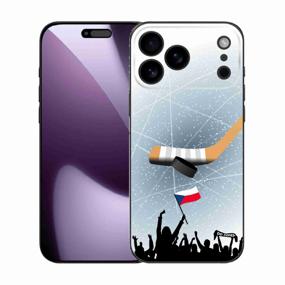 Gelový kryt mmCase na iPhone 17 Pro Max - fanoušci hokeje