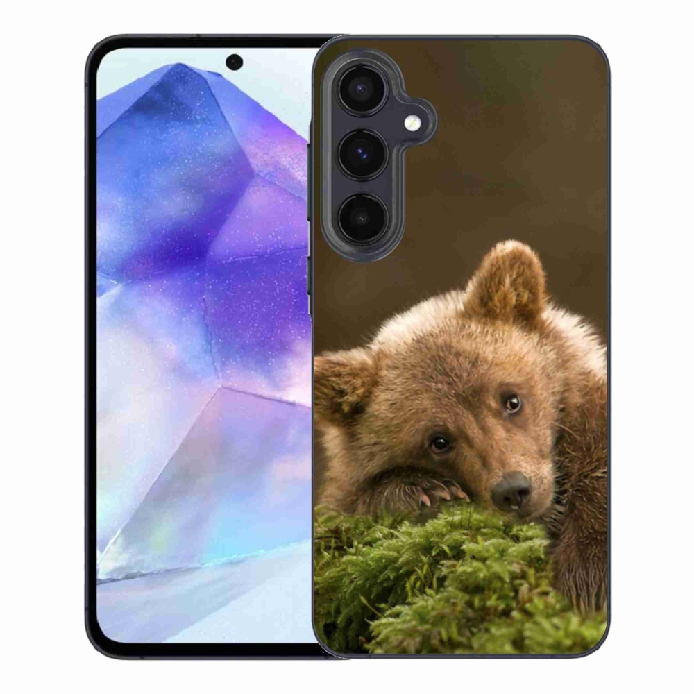 Gelový kryt mmCase na Samsung Galaxy A55 5G - medvěd