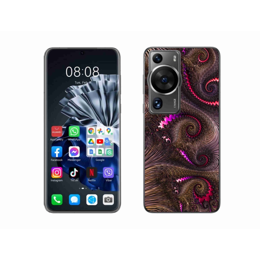 Gelový kryt mmCase na Huawei P60 Pro - abstraktní motiv 24