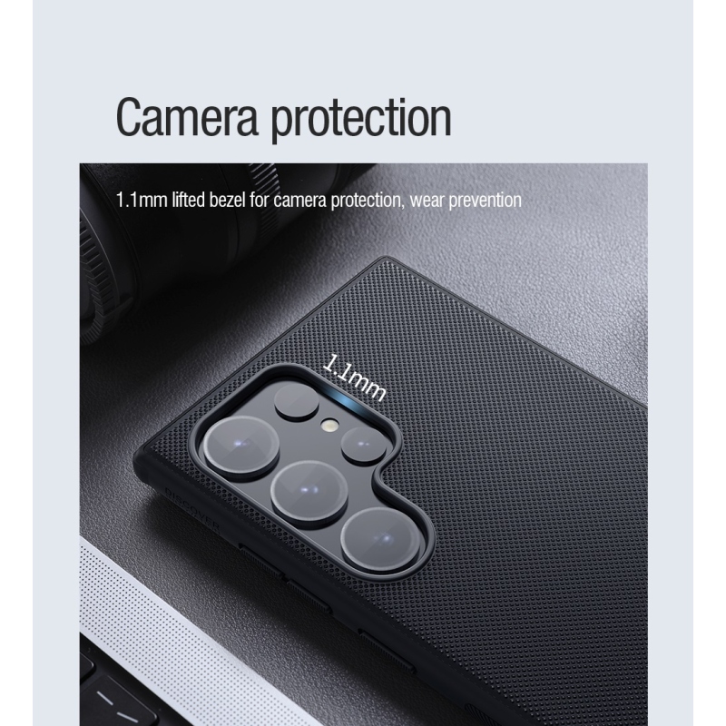 Nillkin Super Frosted PRO Magnetic Zadní Kryt pro Samsung Galaxy S24 Ultra Black