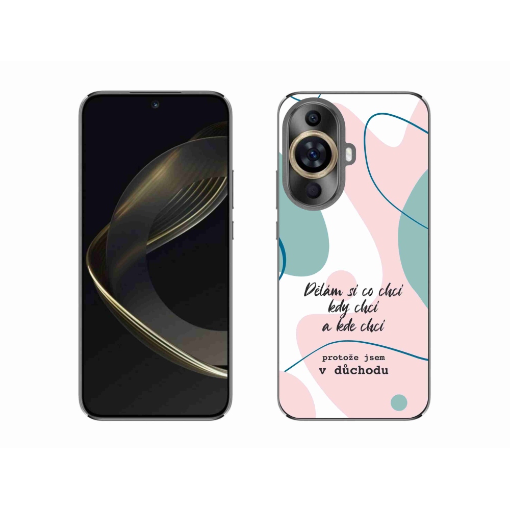 Gelový kryt mmCase na Huawei Nova 11 - vtipný text 10 bílé pozadí