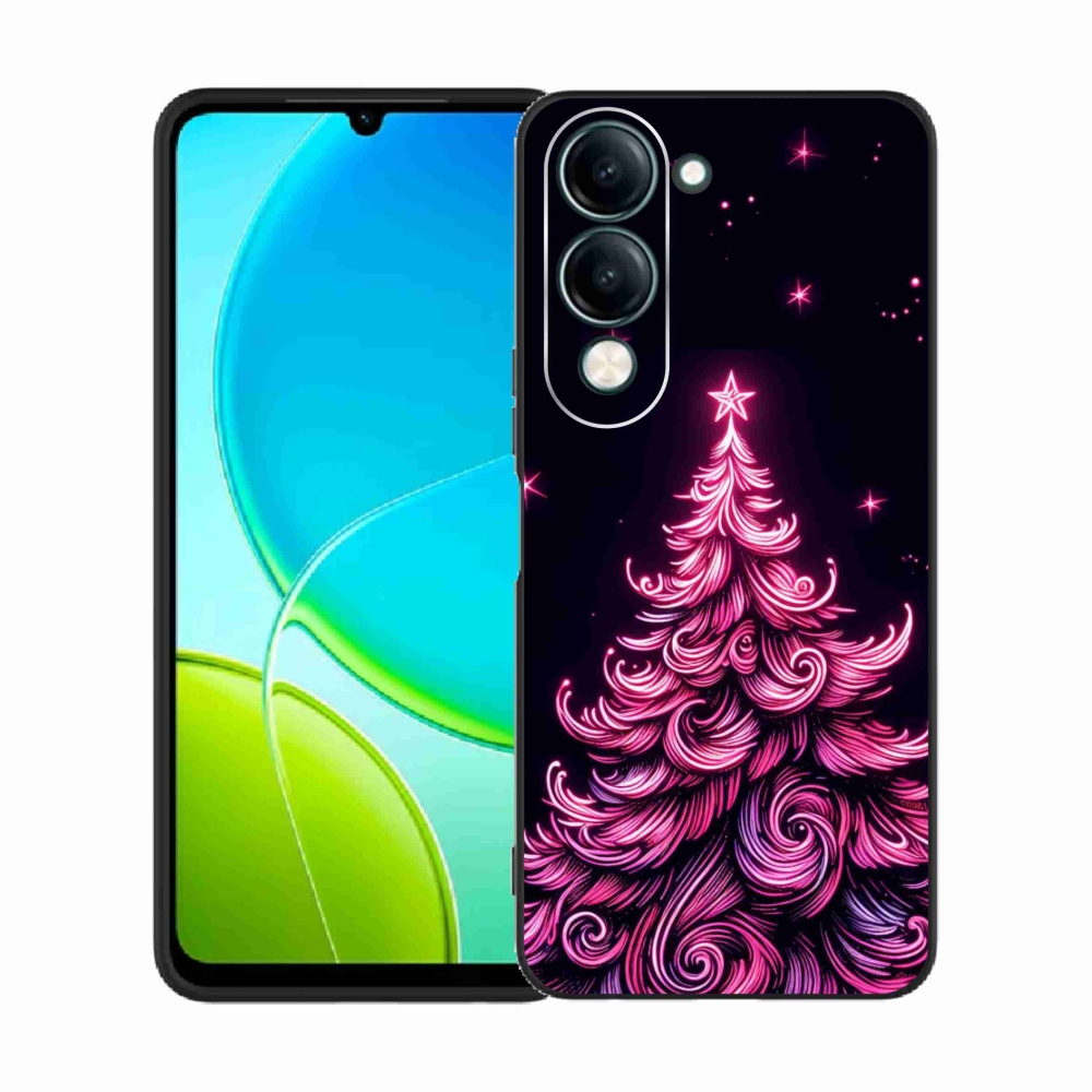 Gelový kryt mmCase na Vivo Y29s 5G - neonový vánoční stromek 2