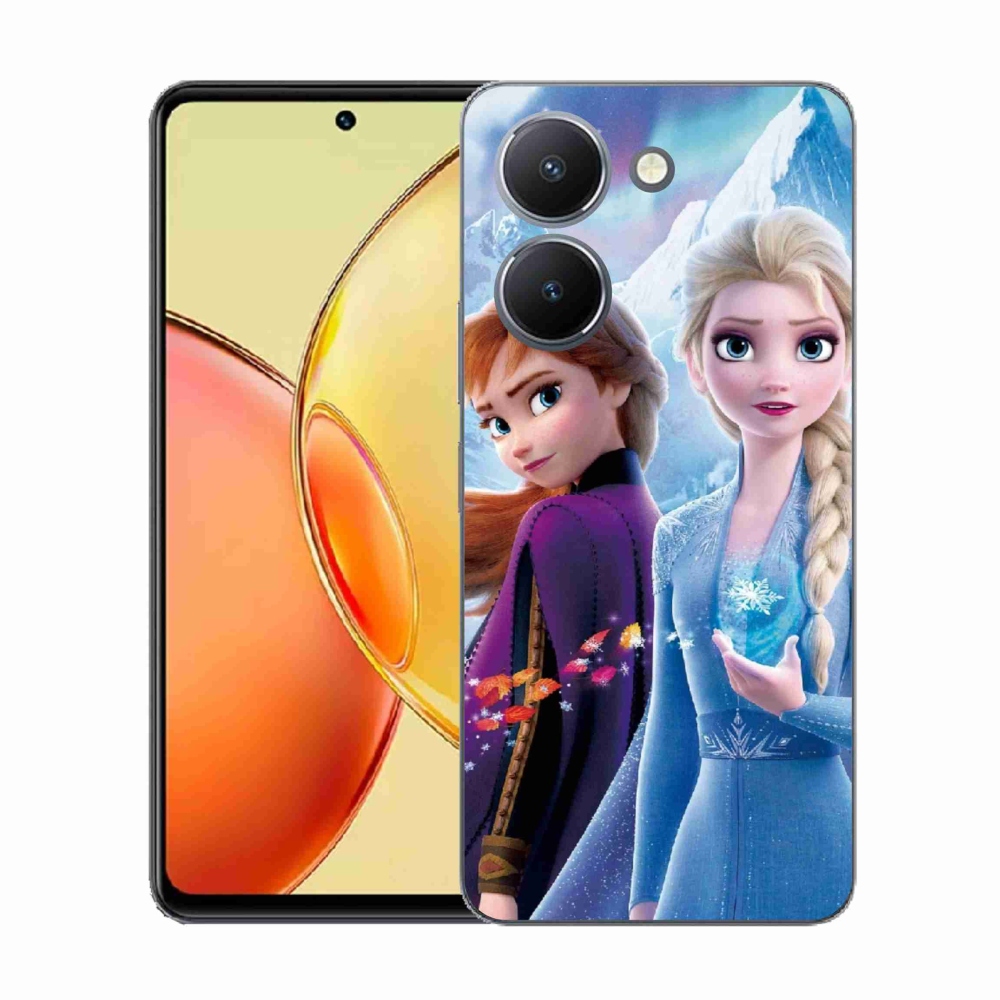 Gelový kryt mmCase na Vivo Y36 - ledové království 3