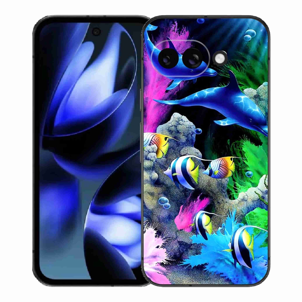 Gelový kryt mmCase na Google Pixel 9a - mořský svět