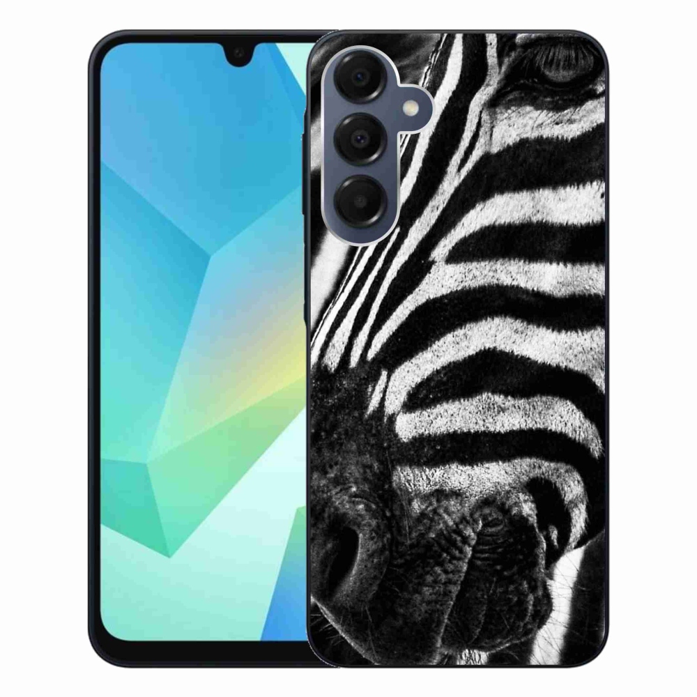 Gelový kryt mmCase na Samsung Galaxy A16 4G/5G - zebra
