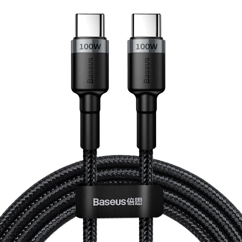 Baseus Cafule Flash Charging Datový Kabel USB-C - USB-C 100W 2m Gray/Black