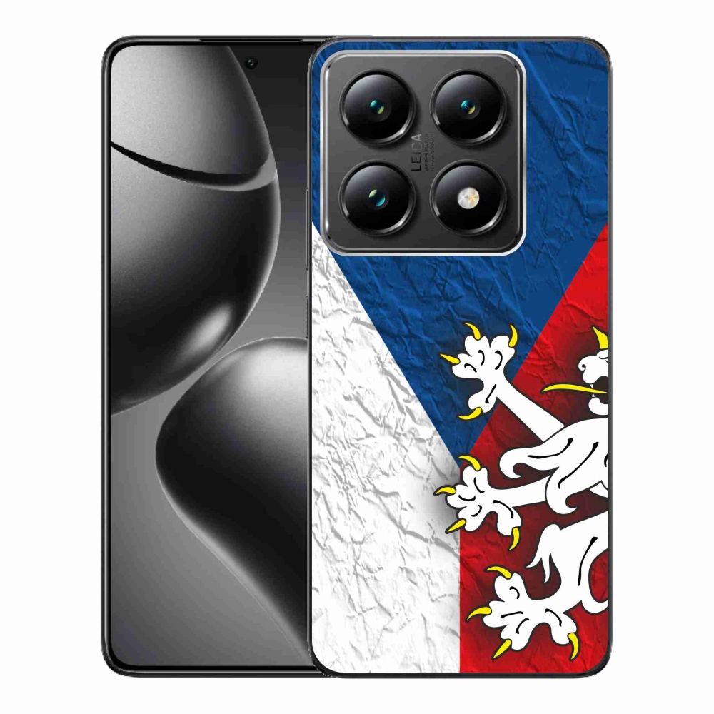 Gelový kryt mmCase na Xiaomi 14T Pro - česká vlajka 1