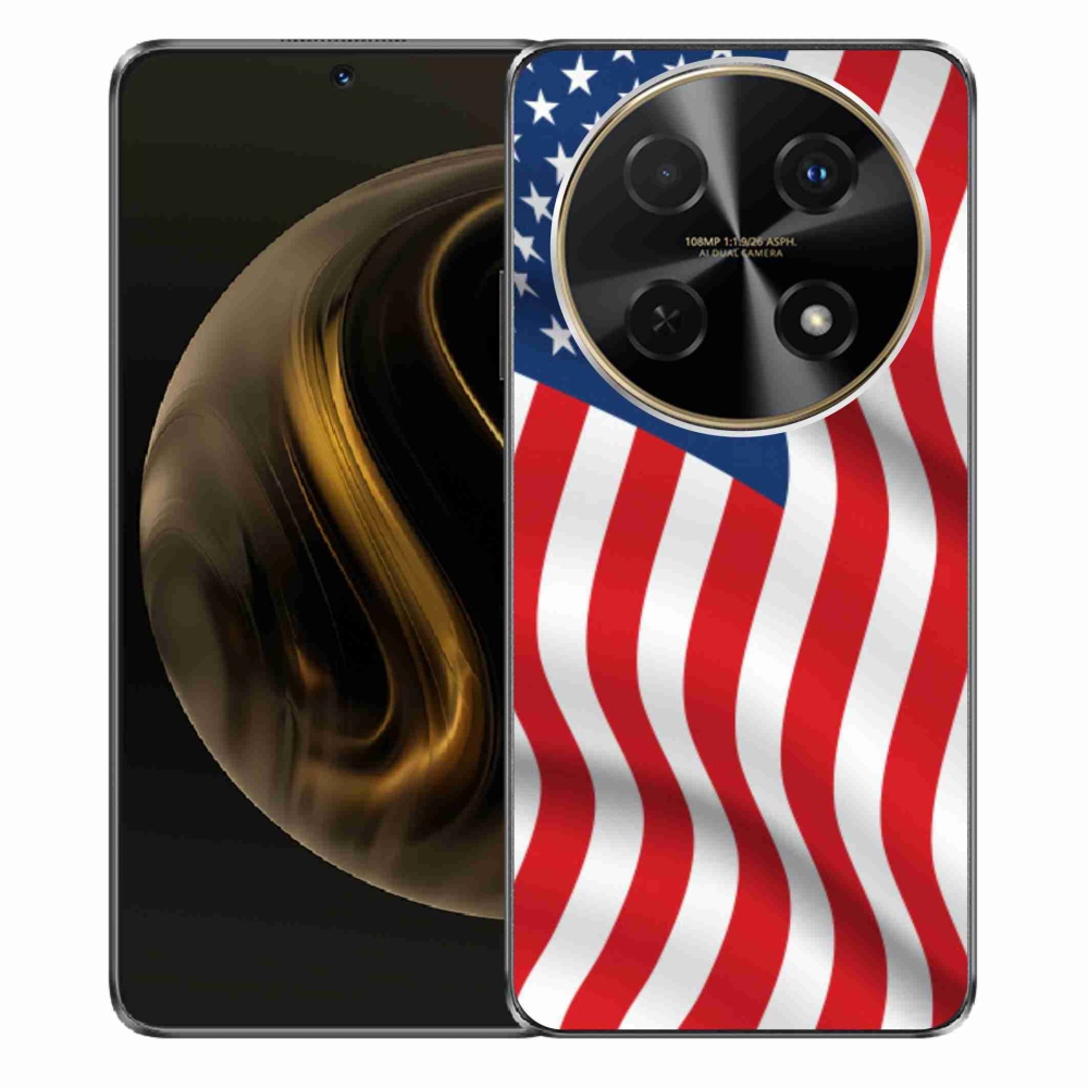 Gelový kryt mmCase na Huawei Nova 12i - USA vlajka