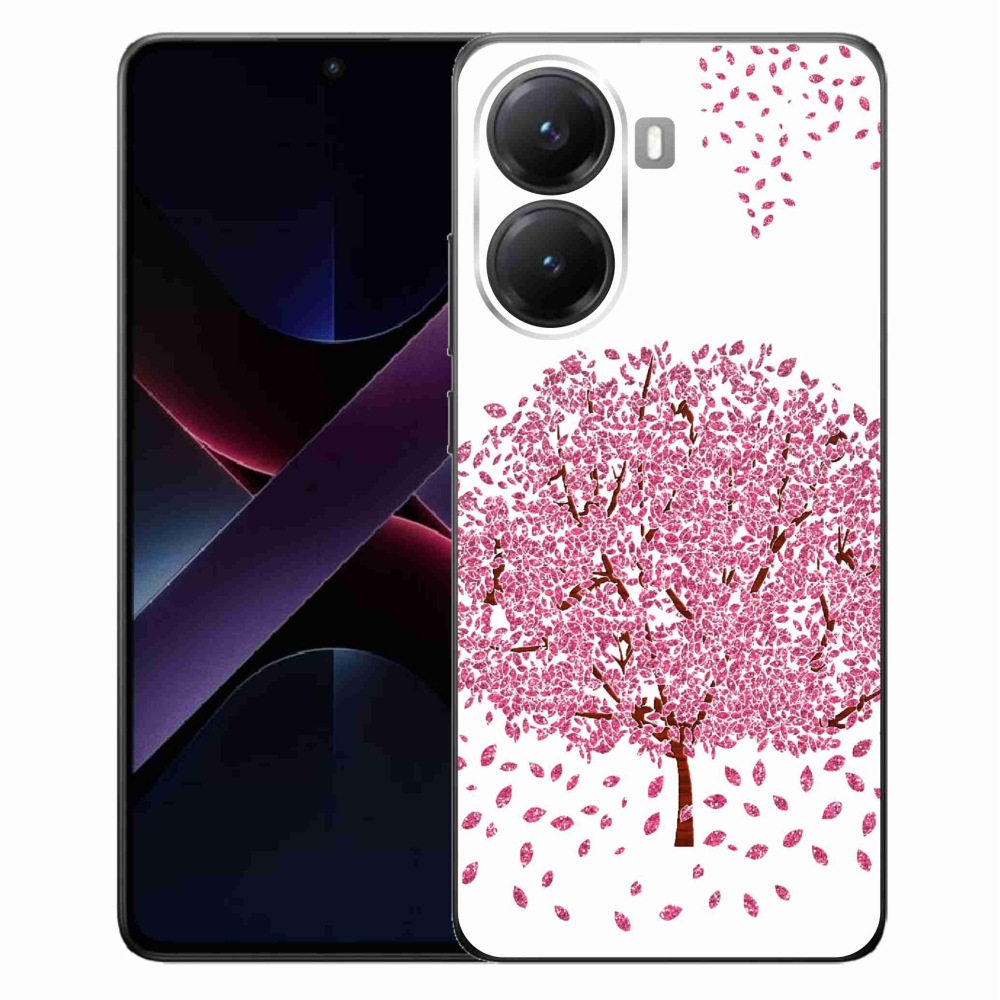 Gelový kryt mmCase na Xiaomi Poco X7 Pro 5G - kreslený strom s listy