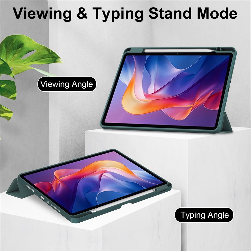 Case chytré zavírací pouzdro na tablet Xiaomi Redmi Pad 2 - zelené