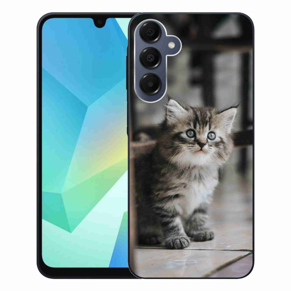Gelový kryt mmCase na Samsung Galaxy A16 4G/5G - koťátko