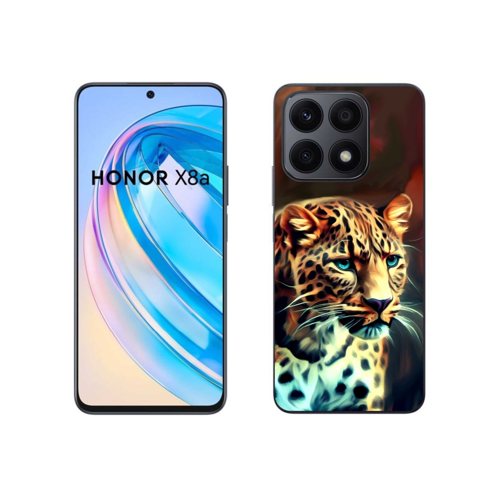 Gelový kryt mmCase na Honor X8a - leopard
