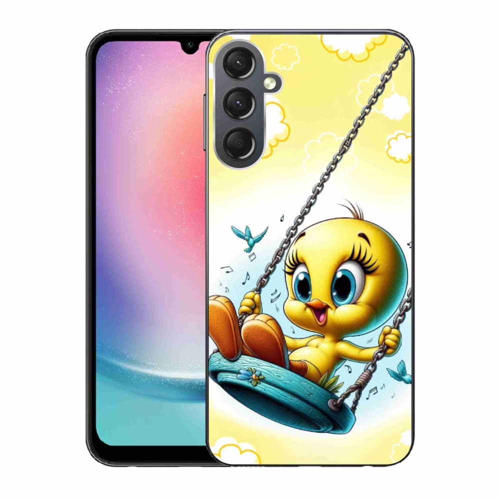 Gelový kryt mmCase na Samsung Galaxy A24 - tweety