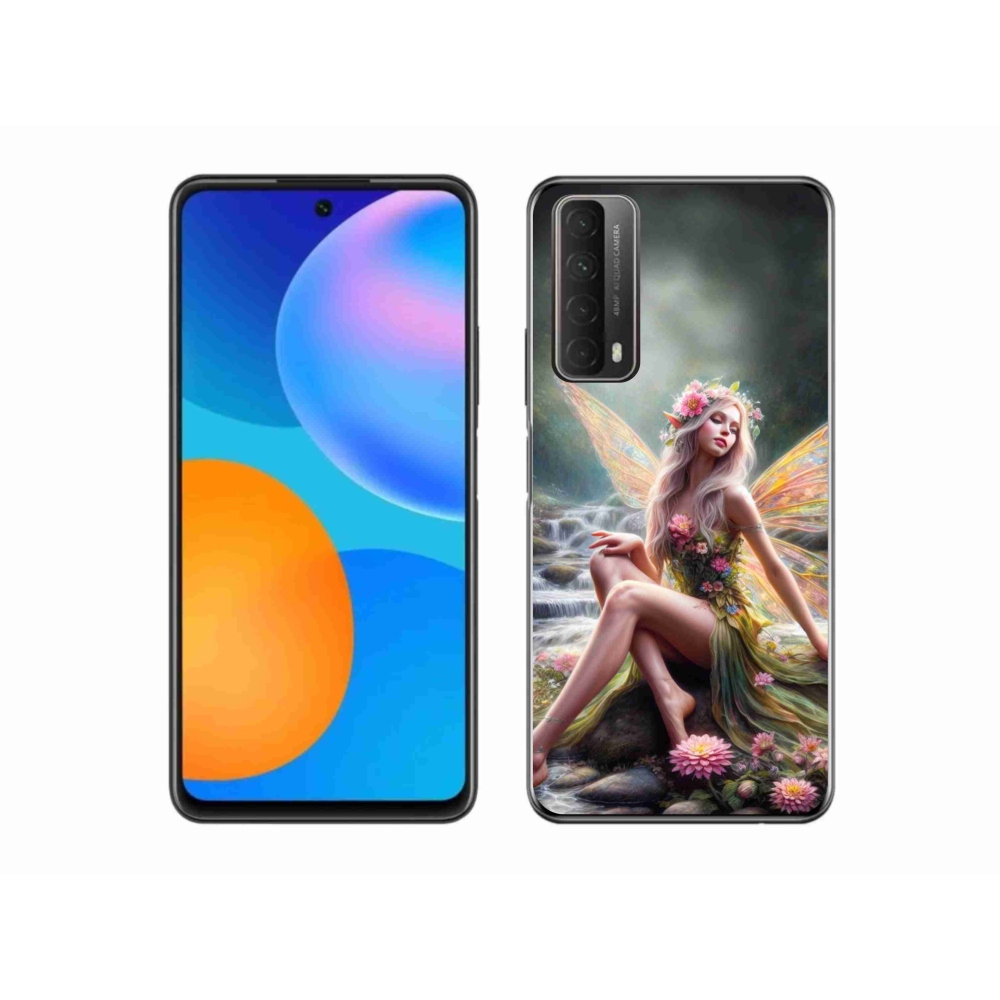 Gelový kryt mmCase na Huawei P Smart (2021) - motýlí žena 1