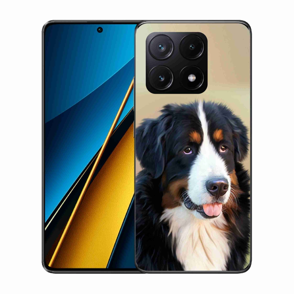 Gelový obal mmCase na Xiaomi Poco X6 Pro 5G - bernský salašnický pes