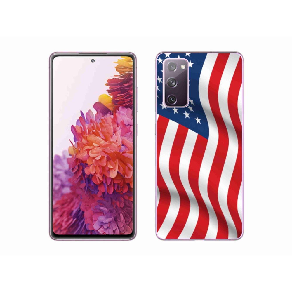 Gelový kryt mmCase na mobil Samsung Galaxy S20 FE - USA vlajka