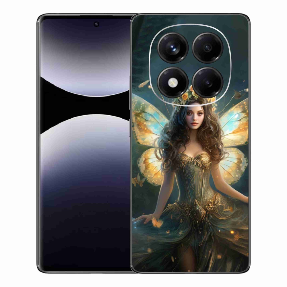 Gelový kryt mmCase na Xiaomi Redmi Note 14 Pro - motýlí žena