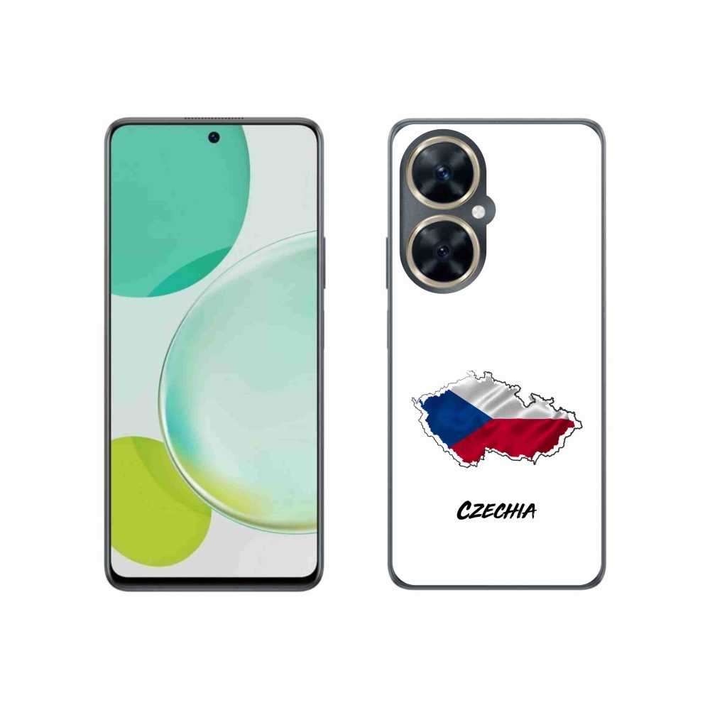 Gelový kryt mmCase na Huawei Nova 11i - Czechia bílé pozadí