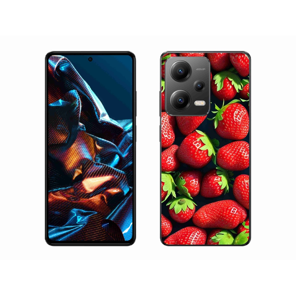 Gelový kryt mmCase na Xiaomi Redmi Note 12 Pro 5G - jahody