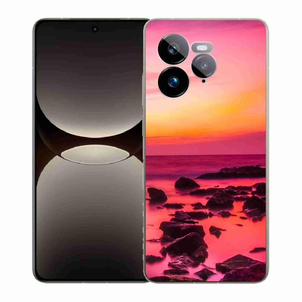 Gelový kryt mmCase na Realme GT 7 Pro 5G - moře a záře