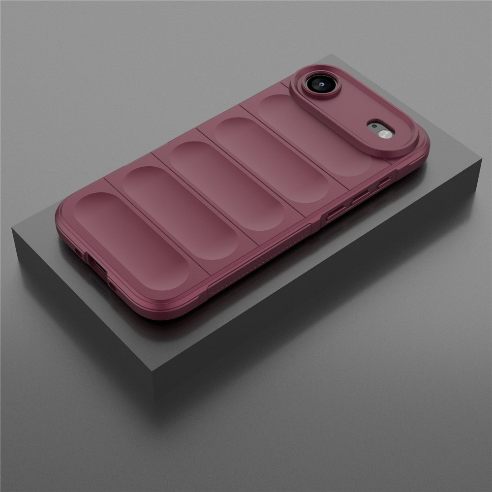 Rugg odolný gelový obal na iPhone 17 Air - vínový
