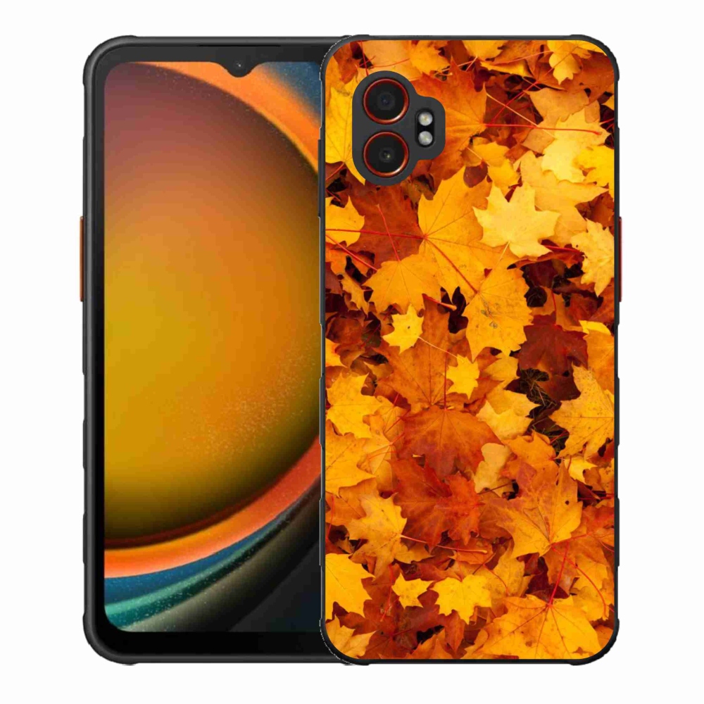 Gelový kryt mmCase na Samsung Galaxy Xcover 7 Pro - javorové listy