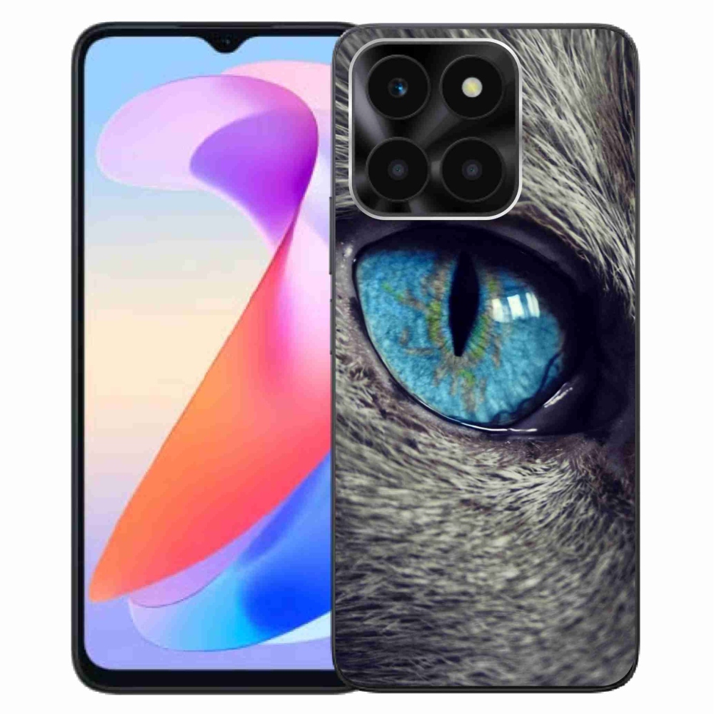 Gelový kryt mmCase na Honor X6a - modré kočičí oko