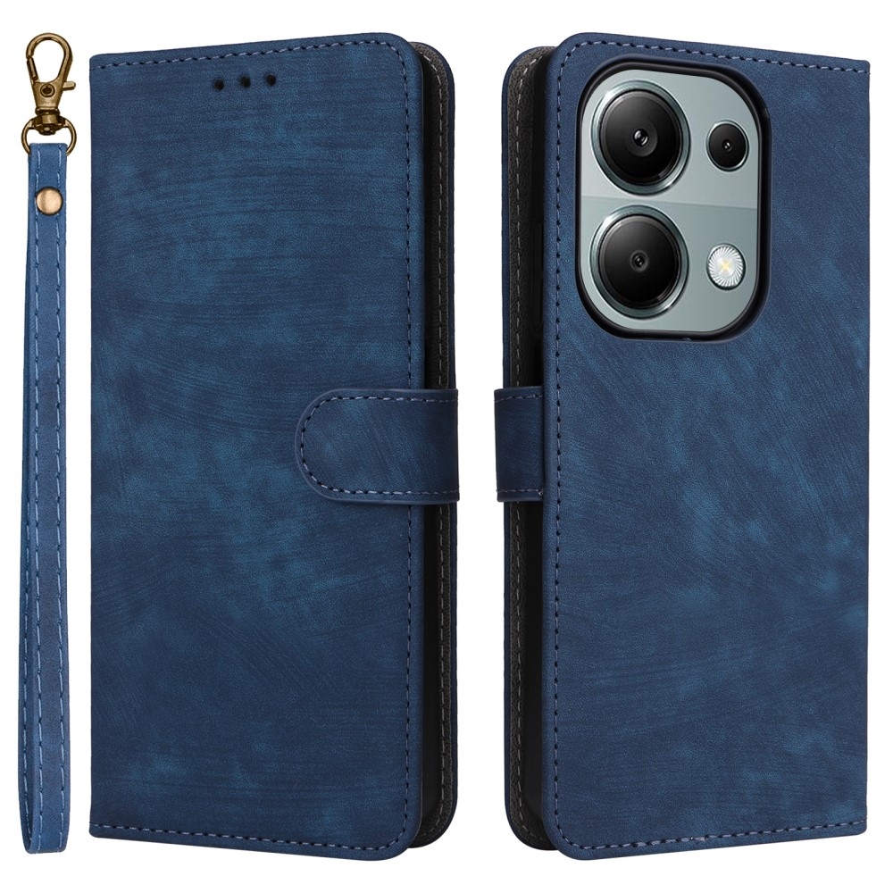 RFID knížkové pouzdro na Xiaomi Redmi Note 14S/Note 13 Pro 4G/Poco M6 Pro - modré