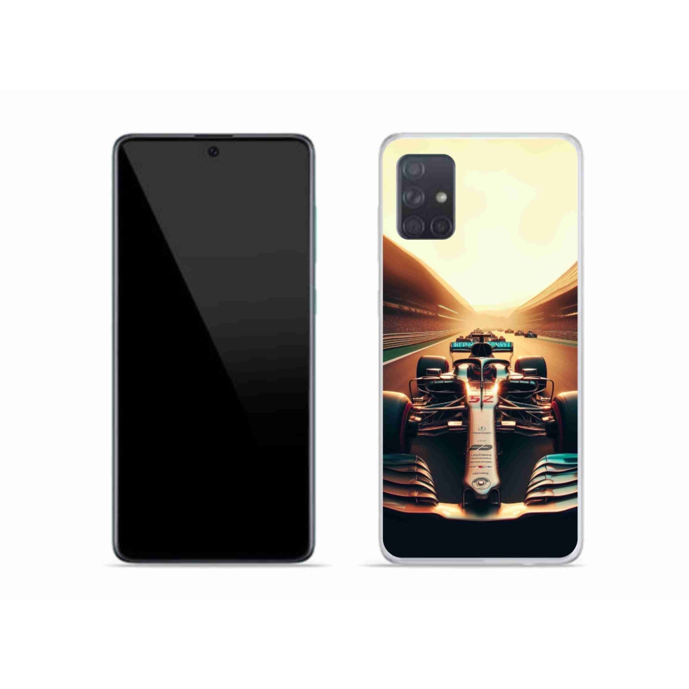 Gelový kryt mmCase na Samsung Galaxy A51 - formule 1