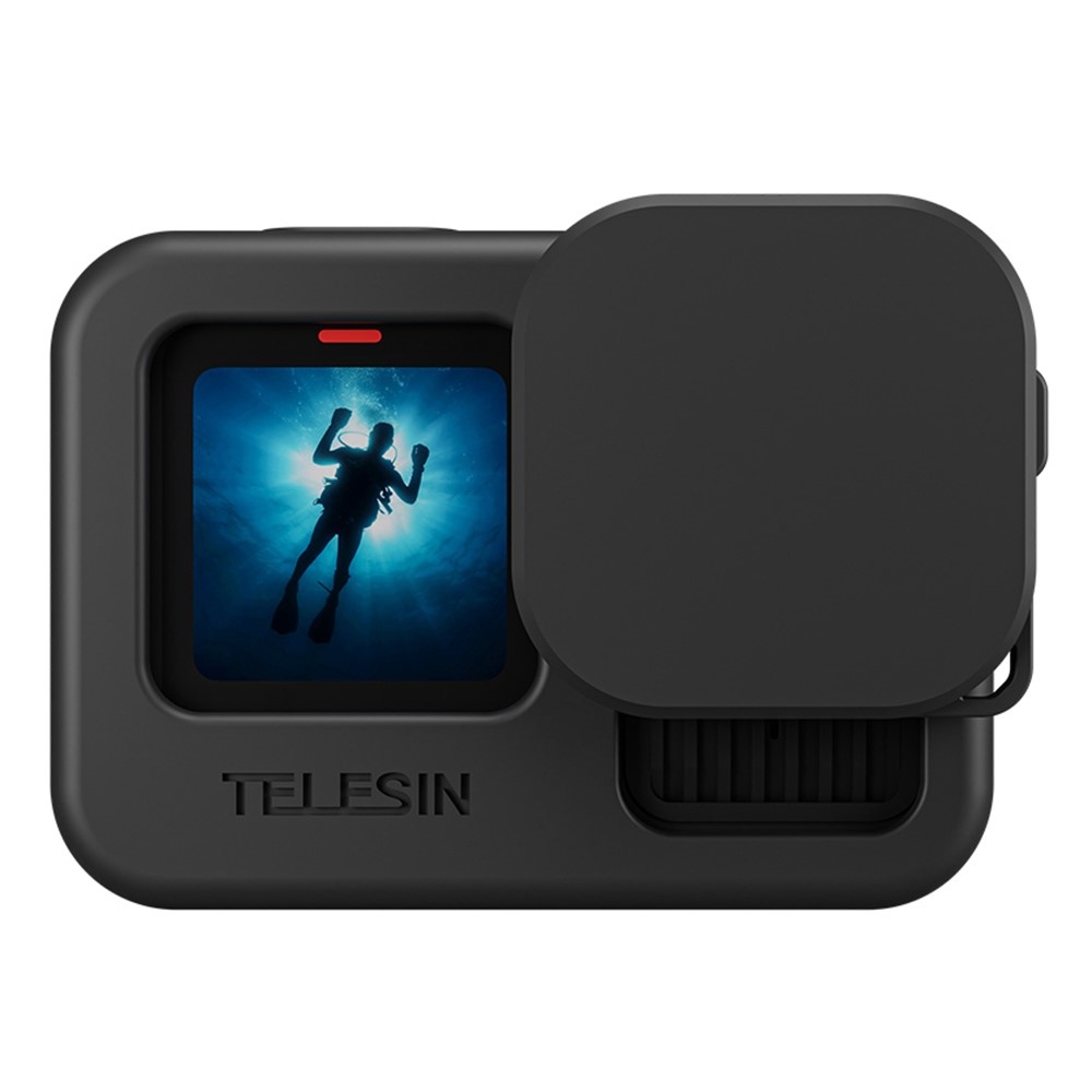 TELESIN silikonové ochranné pouzdro s krytkou objektivu pro GoPro Hero 13/12/11/10/9