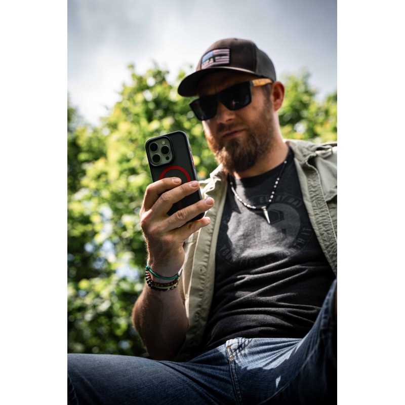 Tactical MagForce Hyperstealth 2.0 Kryt pro iPhone 15 Black/Red