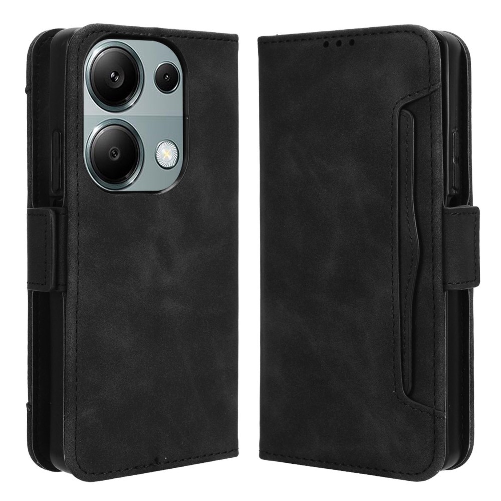 Cards knížkové pouzdro na Xiaomi Redmi Note 14S/Note 13 Pro 4G/Poco M6 Pro - černé