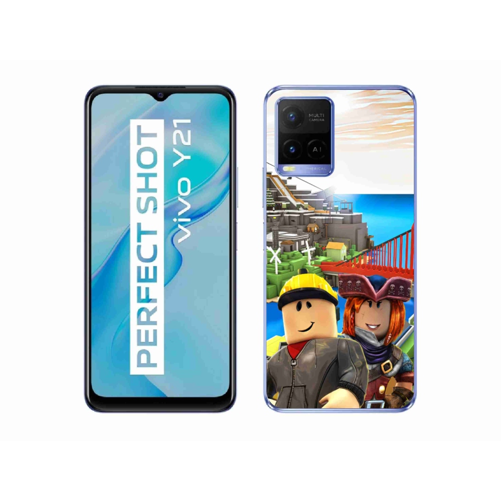 Gelový kryt mmCase na Vivo Y21/Y21s/Y33s - roblox 1