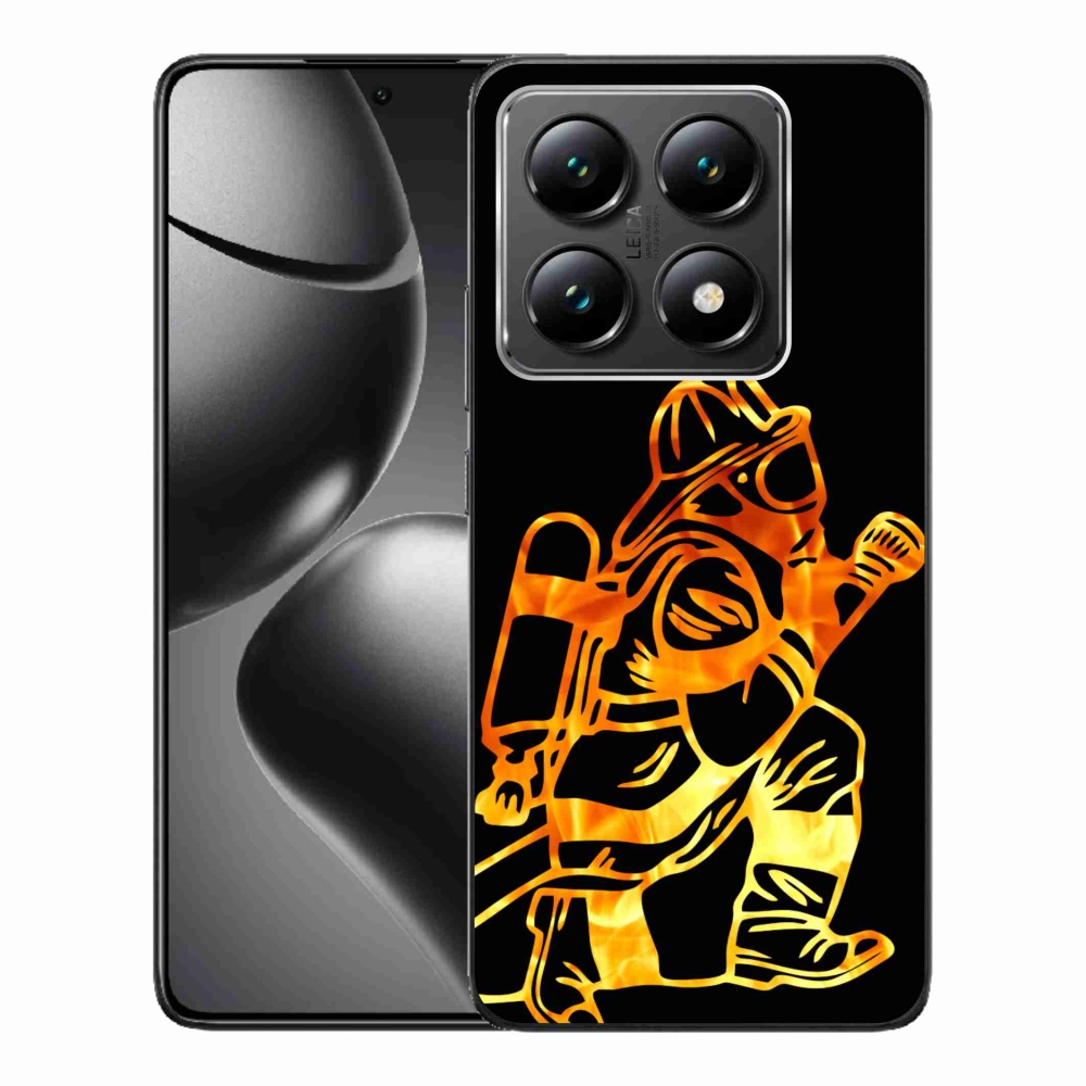 Gelový kryt mmCase na Xiaomi 14T - hasič 1