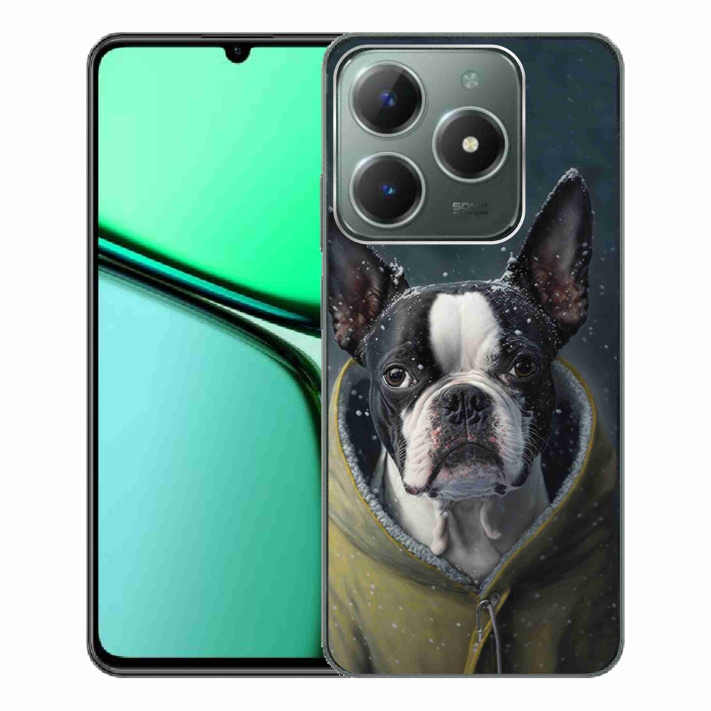 Gelový kryt mmCase na Realme C61 - buldoček
