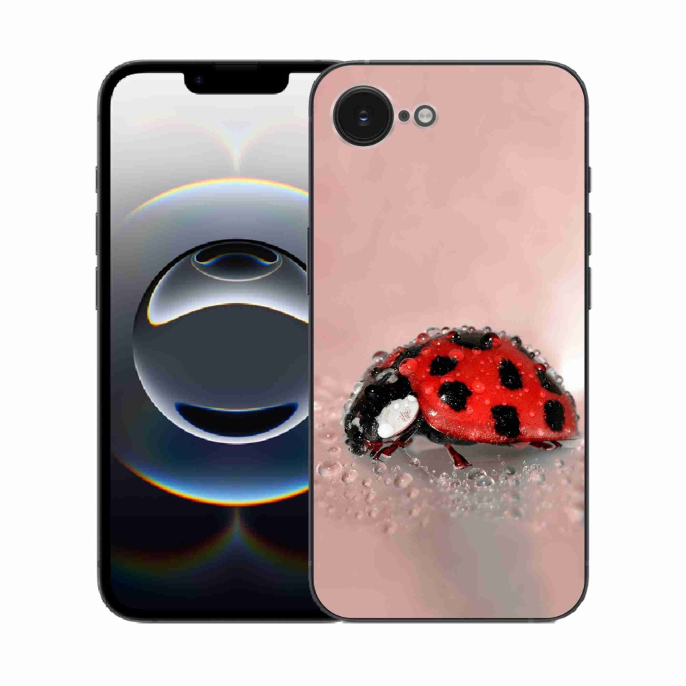 Gelový kryt mmCase na iPhone 16e - beruška