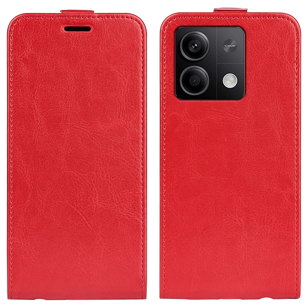 Vertical flipové pouzdro na Xiaomi Redmi Note 13 5G - červené