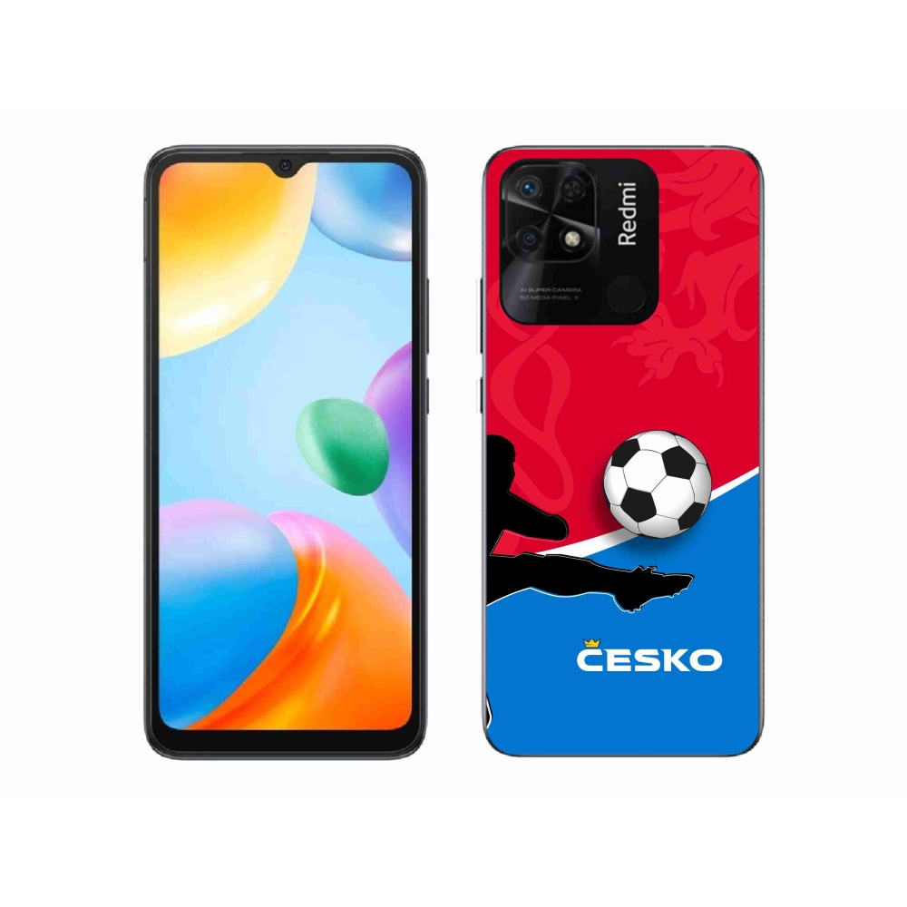 Gelový kryt mmCase na Xiaomi Redmi 10C - fotbal Česko 2