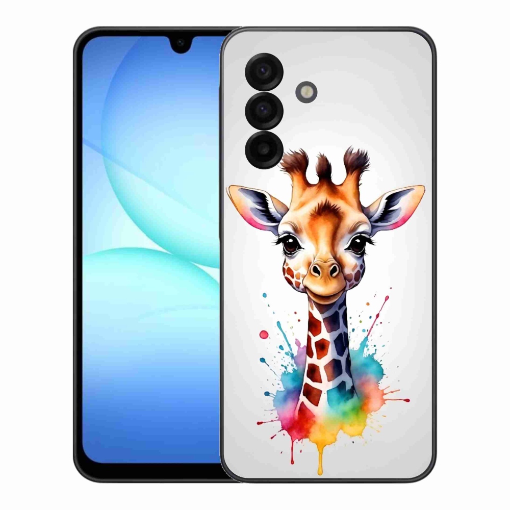 Gelový kryt mmCase na Samsung Galaxy A17 5G - žirafa 1