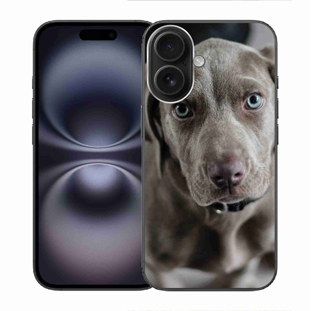 Gelový obal mmCase na iPhone 16 - výmarský ohař