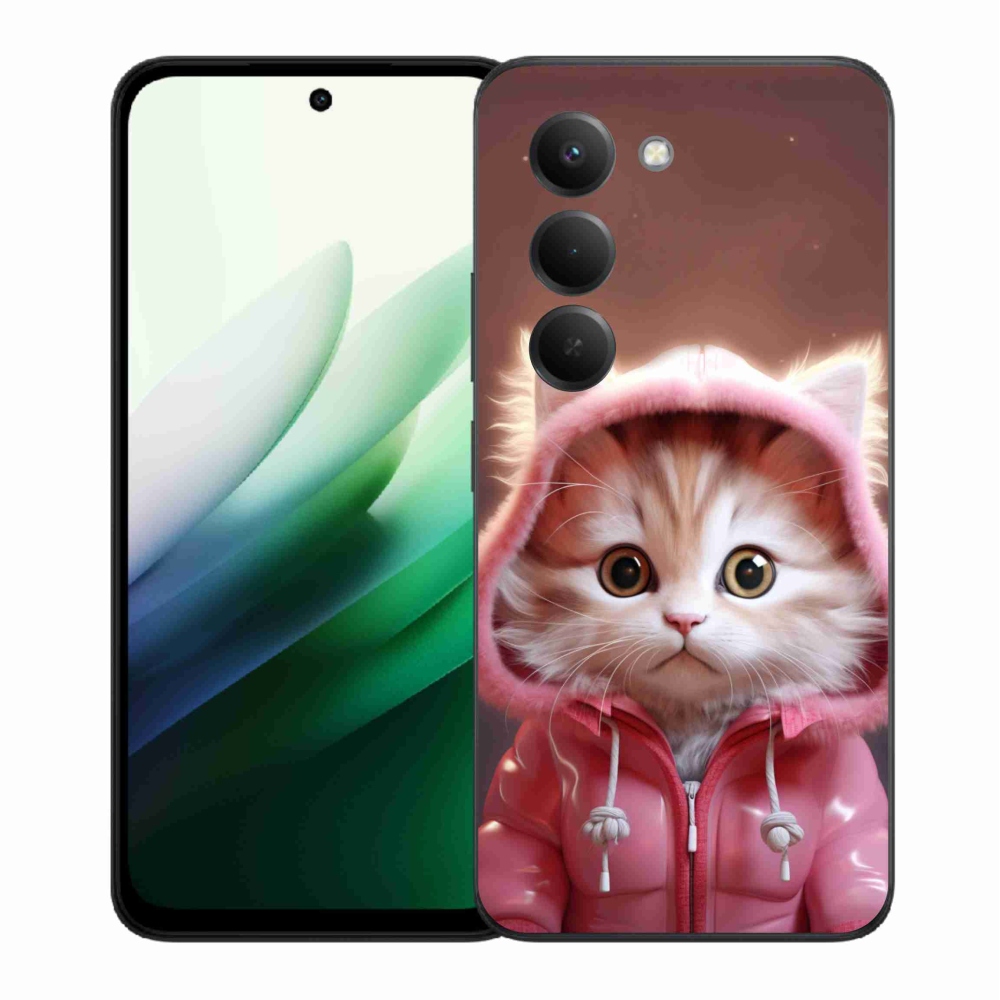 Gelový kryt mmCase na Xiaomi Redmi 15 5G (169mm) - roztomilé kotě 3