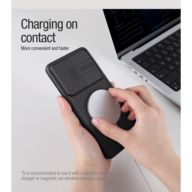 Nillkin CamShield PRO Magnetic Zadní Kryt pro Poco F5 Pro 5G Black