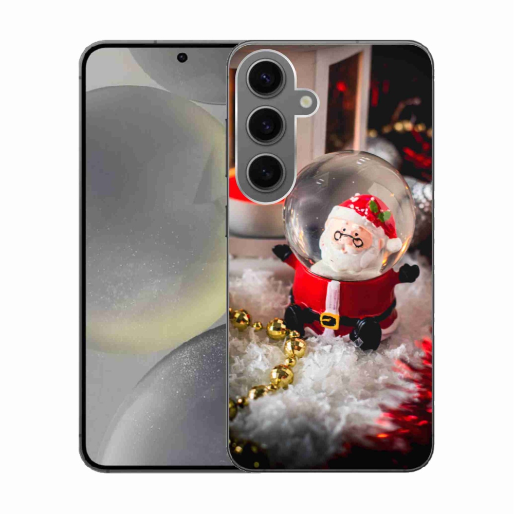 Gelový kryt mmCase na Samsung Galaxy S24 - Santa Claus 1