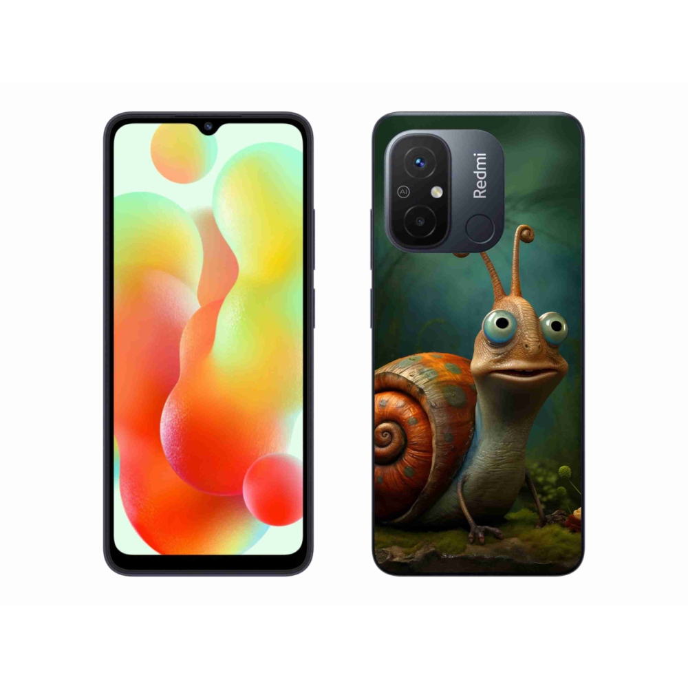 Gelový kryt mmCase na Xiaomi Redmi 12C - šnek